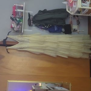 Yellow Layered Dress